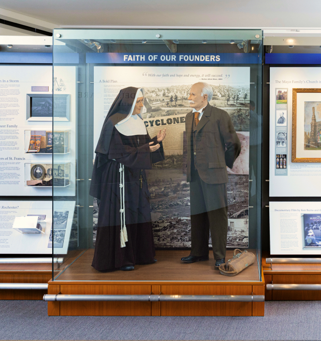 Mother Alfred Moes and St. Francis